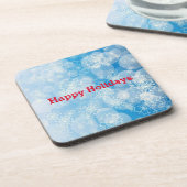 スノーフレークの背景 コースター (左側)