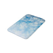 スノーフレークの背景 バスマット (アングル)