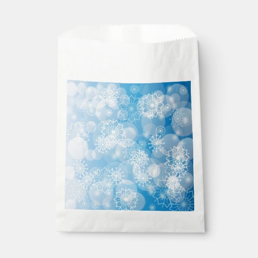 スノーフレークの背景 フェイバーバッグ (正面)
