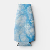 スノーフレークの背景 ボトルクーラー (正面)