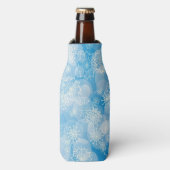 スノーフレークの背景 ボトルクーラー (ボトル正面)