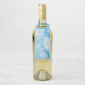 スノーフレークの背景 ボトルネックタグ (ボトル)