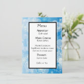 スノーフレークの背景 メニュー (スタンド正面)