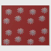 スノーフレークアイアート ラッピングペーパー (フラット)