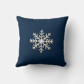 スノーフレークアクセント装飾用クッション クッション (裏面)