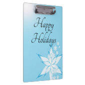 スノーフレークアートとハッピーホリデー クリップボード (右)