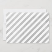 スノーフレークウィンターオネダーランド1stフォト誕生日 招待状 (裏面)