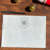 スノーフレークウィンターファミリーゴムスタンプ ラバースタンプ