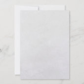 スノーフレークウィンターホリデーパーティー招待状 招待状 (裏面)