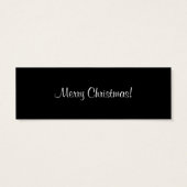 スノーフレークエッジホリデーギフトカード (裏面)