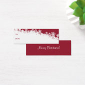 スノーフレークエッジホリデーギフトカード (デスク)