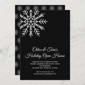 スノーフレークエレガントホリデーオープンハウス 招待状 (正面/裏面)