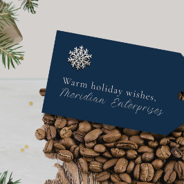 スノーフレークエレガントホリデーギフトラベル ギフトタグ