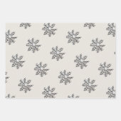 スノーフレークエレガントラッピング紙 ラッピングペーパーシート (正面2)