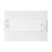 スノーフレークオーナメントアイスブルー 招待状ベリーバンド (裏面例)