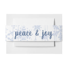 スノーフレークオーナメントアイスブルー 招待状ベリーバンド