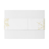 スノーフレークオーナメント金ゴールド 招待状ベリーバンド (裏面例)