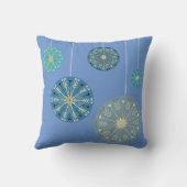 スノーフレークオーナメント |休日の色 | クッション (裏面)