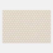 スノーフレークカスタムホリデーメリークリスマス ラッピングペーパーシート (正面2)