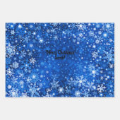 スノーフレークカスタム紙シート ラッピングペーパーシート (正面3)