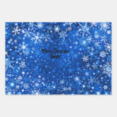 スノーフレークカスタム紙シート ラッピングペーパーシート (正面2)