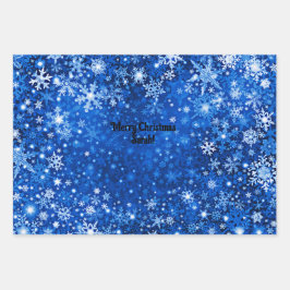 スノーフレークカスタム紙シート ラッピングペーパーシート