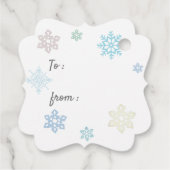 スノーフレークキス天国ギフトラベル フェイバータグ (裏面)