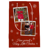 スノーフレークキス ミディアムペーパーバッグ (正面)