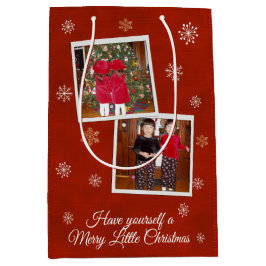 スノーフレークキス ミディアムペーパーバッグ