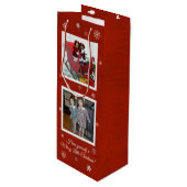 スノーフレークキス ワインギフトバッグ (正面アングル)