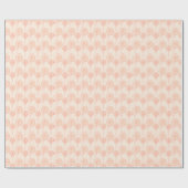 スノーフレーククリスマスオーナメントオレンジクリスマス ラッピングペーパー (フラット)