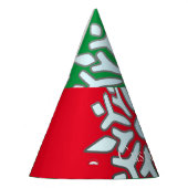 スノーフレーククリスマスオーナメントThunder_Cove パーティーハット (左)