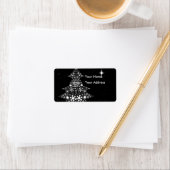 スノーフレーククリスマスツリー ラベル (インサイチュ)