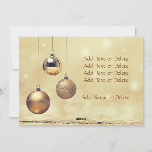 スノーフレーククリスマスフォト2サイドデザイングリーン シーズンカード (裏面)