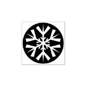 スノーフレーククリスマスホリデーカードを作るアート・クラフト ラバースタンプ (インプリント)