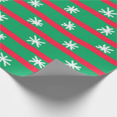 スノーフレーククリスマスラッピング紙 ラッピングペーパー (角)