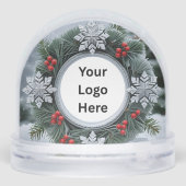 スノーフレーククリスマスリースのお客様への感謝 (裏面)