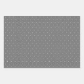 スノーフレークグレーノルディックニットフェイクセーター ラッピングペーパーシート (正面3)