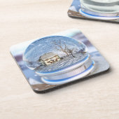 スノーフレークグローブコルクコースター コースター (左側)