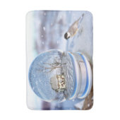 スノーフレークグローブバスマット バスマット (正面縦)