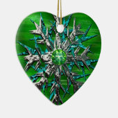 スノーフレークケラー セラミックオーナメント (右)