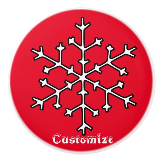 スノーフレークサンダー_コーブ セラミックノブ (正面)