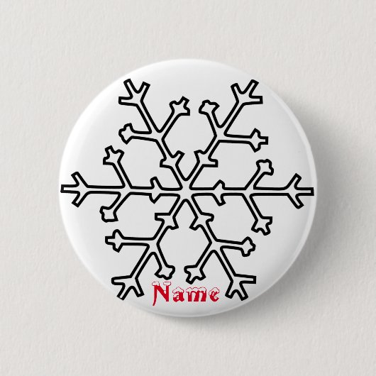 スノーフレークサンダー_コーブ 缶バッジ (正面)