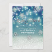 スノーフレークシルバードレステグラデーションィアラキンセニェラI 招待状 (裏面)