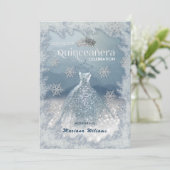 スノーフレークシルバードレステグラデーションィアラキンセニェラI 招待状 (スタンド正面)