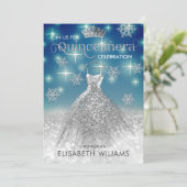 スノーフレークシルバードレステグラデーションィアラキンセニェラI 招待状 (スタンド正面)