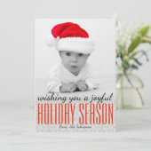 スノーフレークジョイフルホリデーシーズン写真 シーズンカード (スタンド正面)