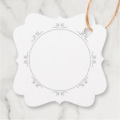 スノーフレークスアクアホワイト フェイバータグ (裏面)