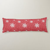 スノーフレークスアットクリスマスイブ招待状ナプキンティス ボディピロー (裏面)