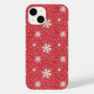 スノーフレークスアットクリスマスイブ招待状ナプキンティス Case-Mate iPhone 14ケース
